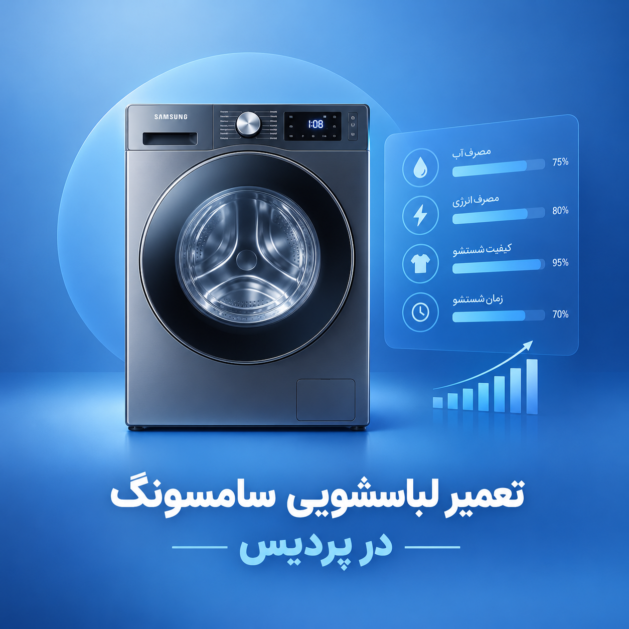 تعمیر لباسشویی سامسونگ در پردیس | اعزام تکنسین متخصص در محل